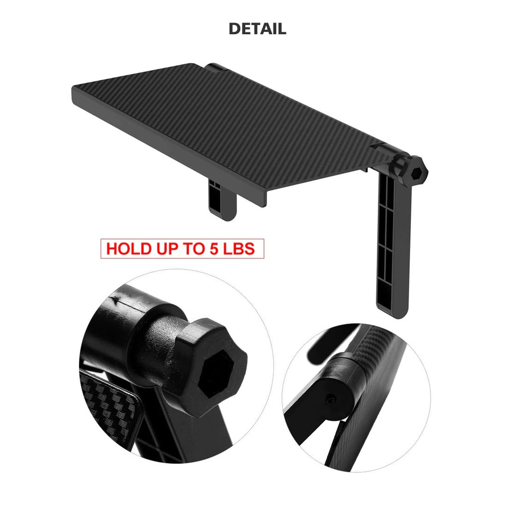 Holder Remote Rak Ambalan Belakang TV Top Shelf Monitor Screen Caddy