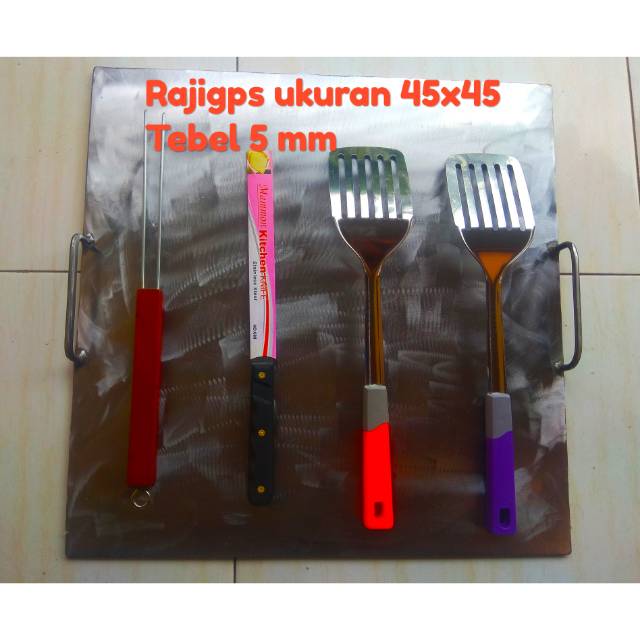 penggorengan roti bakar tebel 5 mm harga satu set