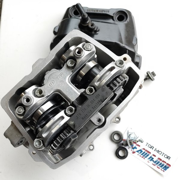 Blok Block Cylinder Kap Mesin Head Isi Set Noken As Platuk Klep Ori Original Ktm 250 Excf Pnp Sxf Xc