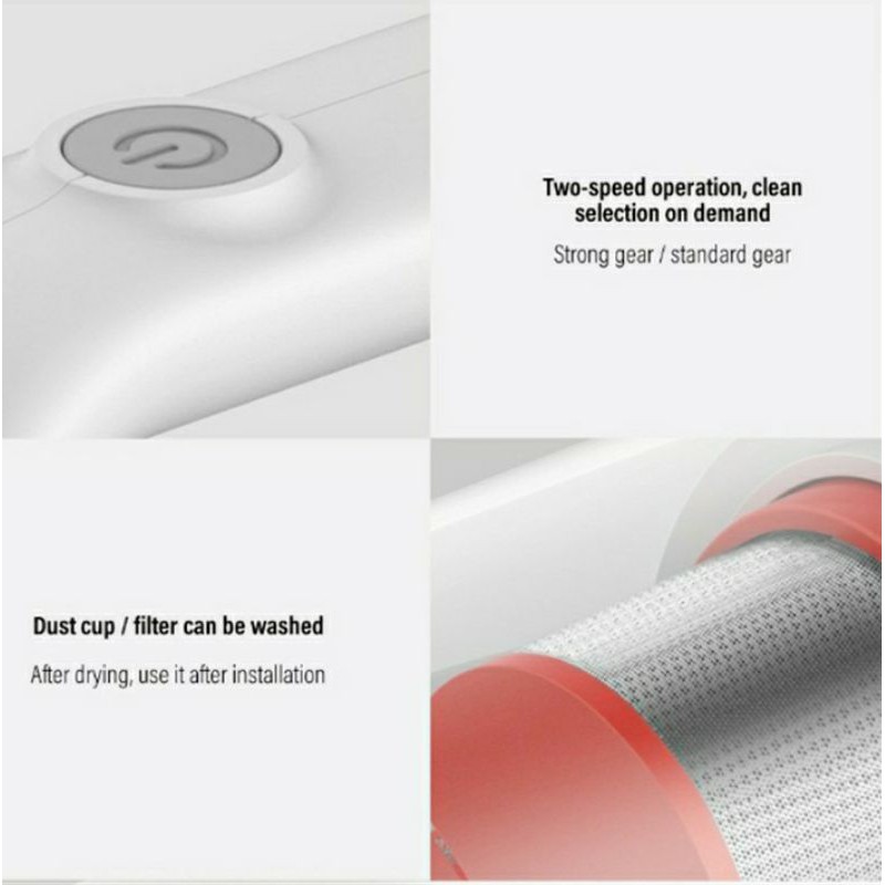 Deerma CM1900 Wireless UV Mites Tungau Hand-held Vacuum Cleaner Home Kasur