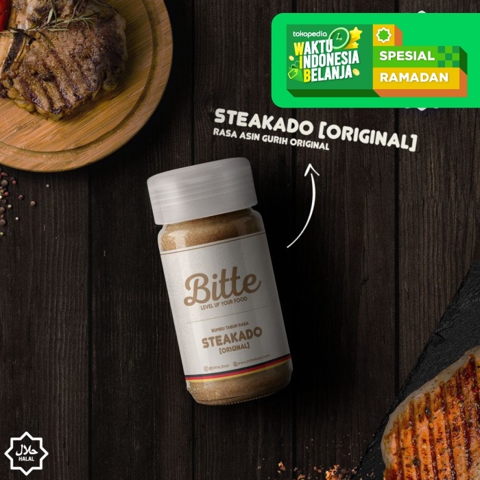

Roxx.ea - .ea - .ea - Rasa Steakado (Original) Bumbu Tabur / Seasoning - Bitte Food