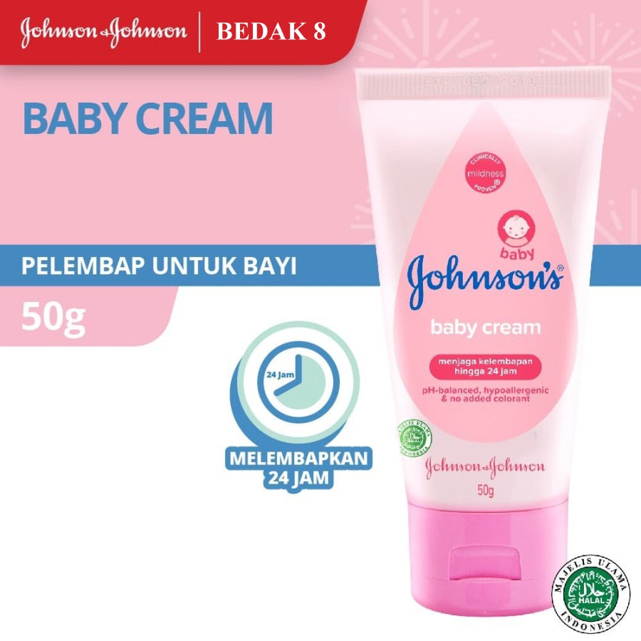 Johnson's Baby Cream 50gr/ Johnson Baby Cream / Krim Bayi Johnson's