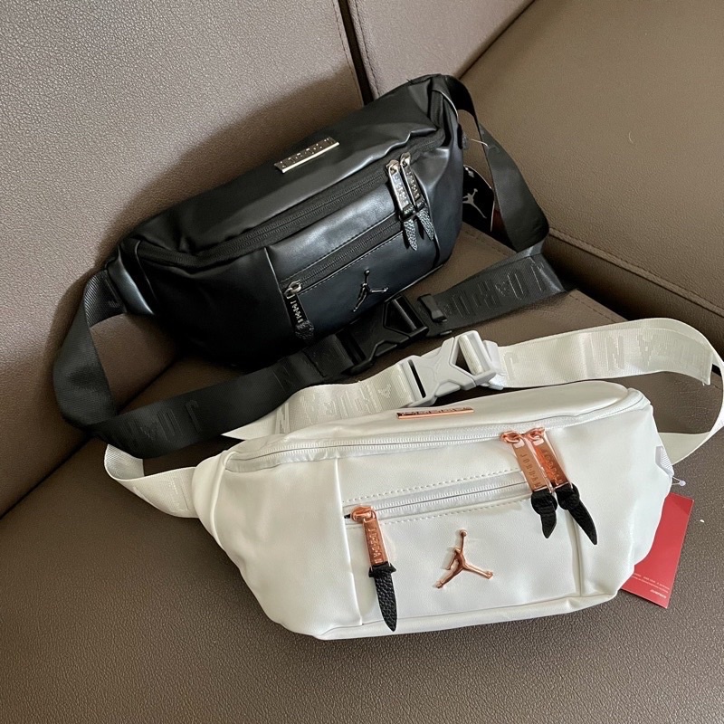 ((TERMURAH)) WAISTBAG AIR JORDAN LEATHER / WAIST BAG AIR JORDAN / TAS PINGGANG AIR JORDAN LEATHER / TAS PINGGANG PRIA / TAS PINGGANG JORDAN PRIA / TAS PINGGANG KEKINIAN / WAISTBAG KEKINIAN / WAISTBAG PRIA