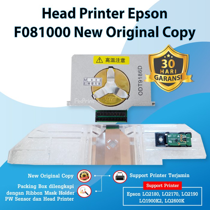 Head Printer Epson LQ 2180 LQ 2170 LQ 2190 LQ 1900K2 LQ 2600K LQ2180 LQ2170 LQ2190 LQ2600K New Copy