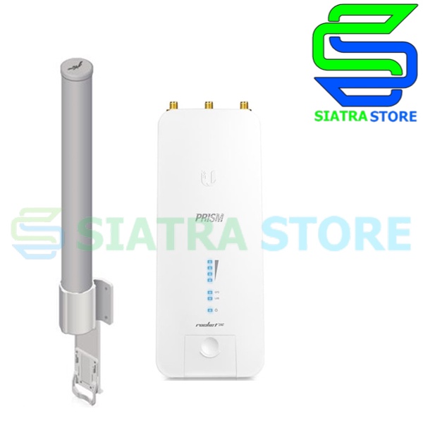 Paket Ubiquiti AP Rocket 2AC Prism + Omni AMO-2G10 /R2AC + AMO-2G10