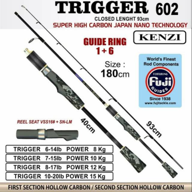 JORAN KENZI TRIGGER 602... 8 - 17 LB