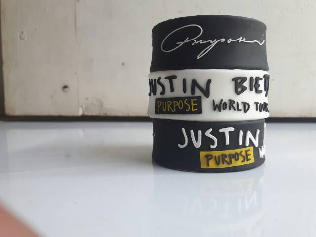 Gelang wristband justin bieber purpose