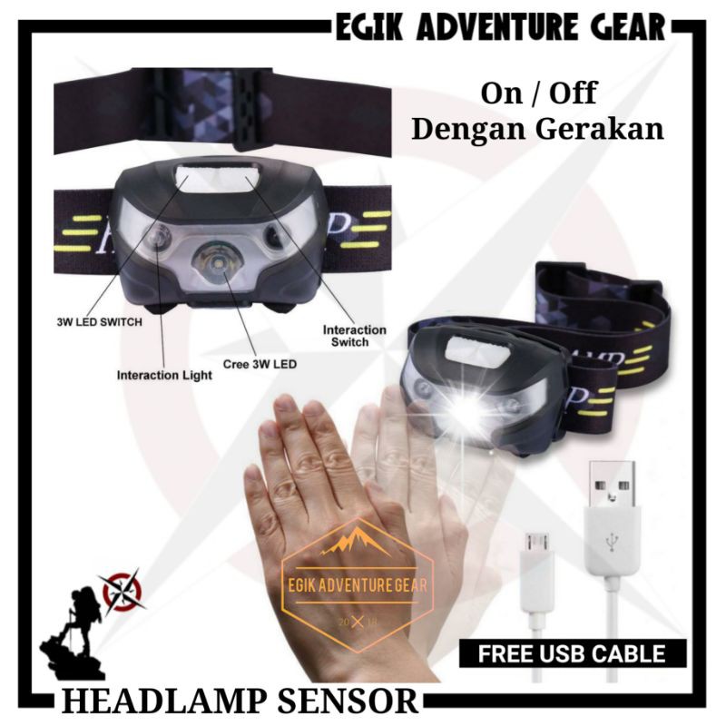 Headlamp Sensor Gerak | Headlamp charger sensor