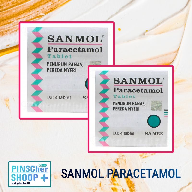 SANMOL PARACETAMOL PEREDA NYERI PER LEMBAR ISI 4