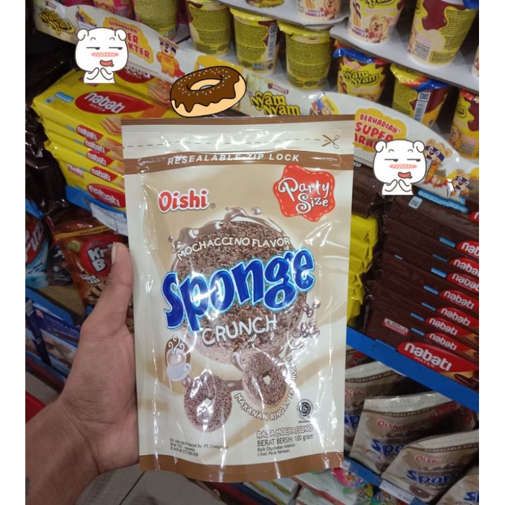 

Yummer l Snack camilan Oisi Sponge Mocachino Flavour Crunch