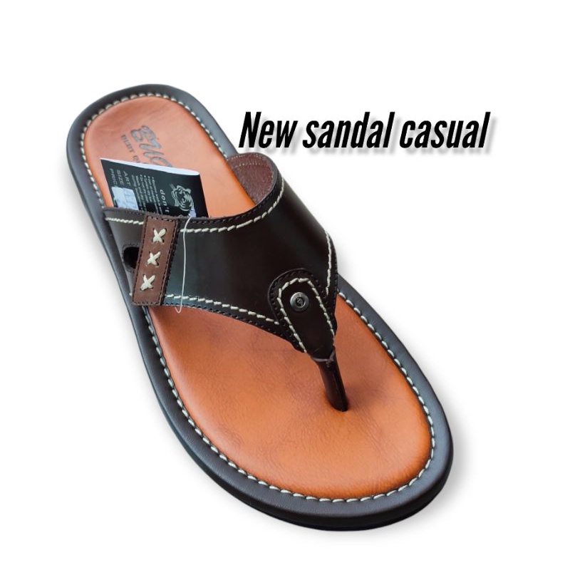 Sandal Pria Casual kulit Terbaru kualitas premium