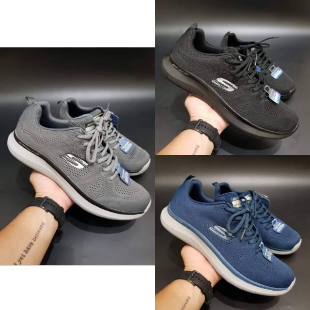 Sepatu Skechers Sketcher Skecher Quantum Flex Man + Lengkap Box