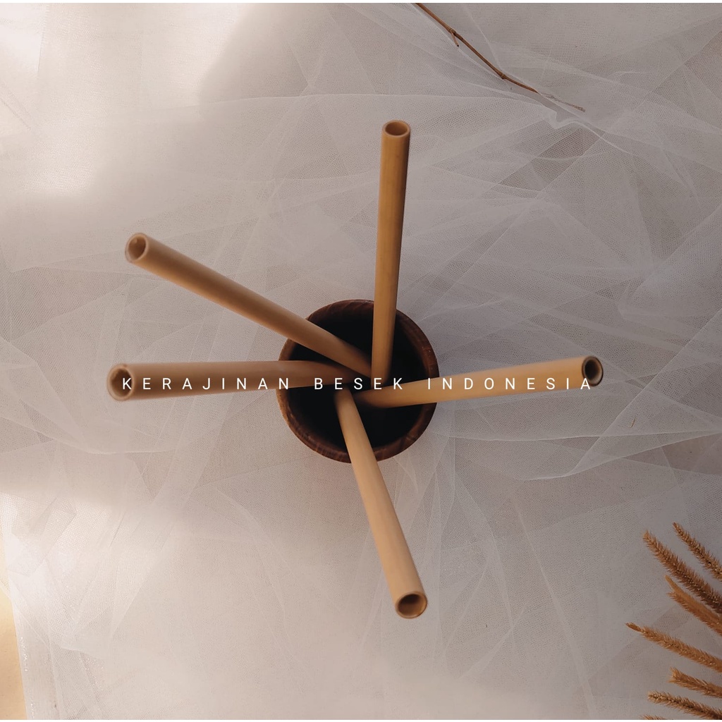 SEDOTAN BAMBU ukuran 20cm dan 25cm // Zero waste// Sedotan bambu murah