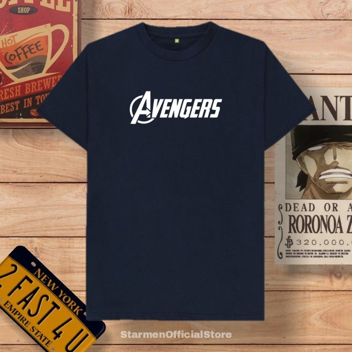 Kaos Distro Unisex AVENGERS Katun Combed 30s / sablon polyflex /polyflex premium / Pakaian Pria Wanita Atasan Cowok Cewek /kaos kekinian / kaos viral / tshirt tumbrl tee basic /SIZE M , L , XL , XXL / kaus oblong oversize kaos murah best seller ready