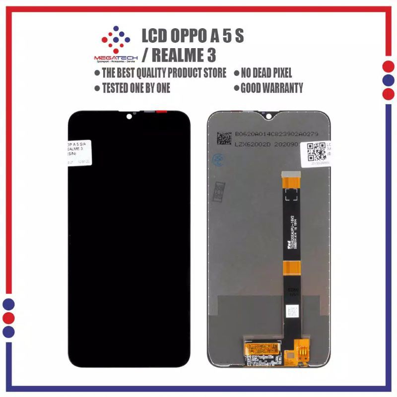 LCD TOUCHSCREEN OPPO A5S / A12 / A7 / A11K / REALME 3 FULSET ORIGINAL