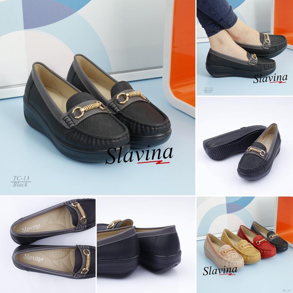 Sepatu Wanita Wedges Slavina Tc-13
