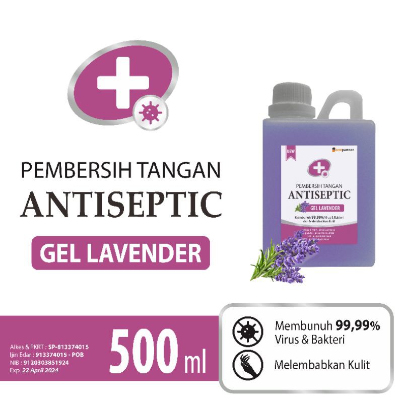 Handsanitizer GEL jirigen 500 ml