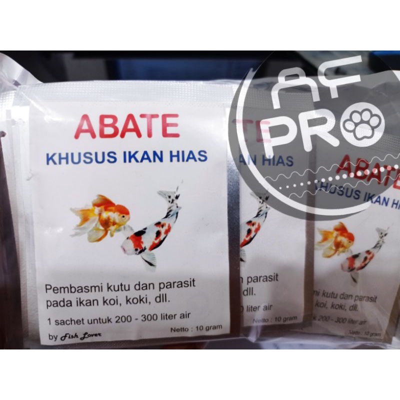 Obat Ikan Fish Lover Anti Kutu ABATE 10GR