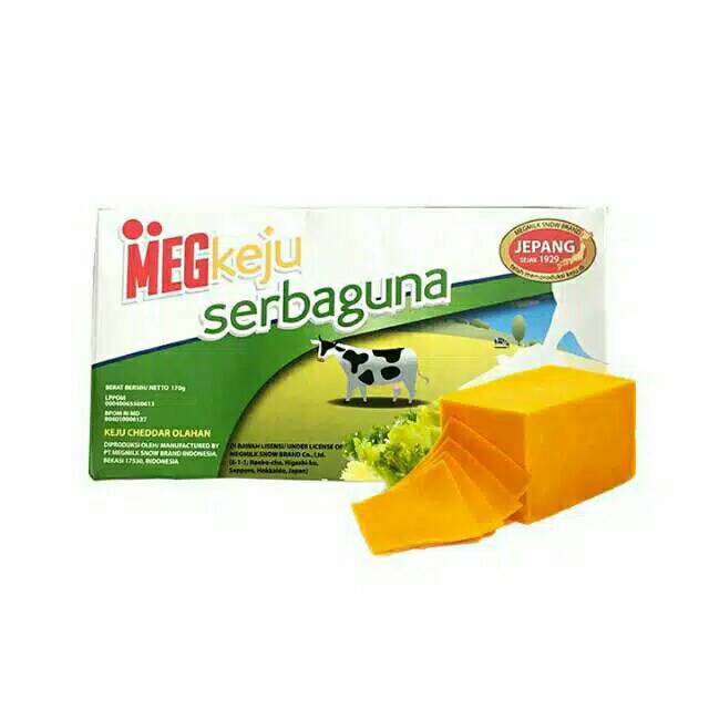 Keju Cheddar Meg Keju Serbaguna 170g 170 Gram (japan) | Shopee Indonesia