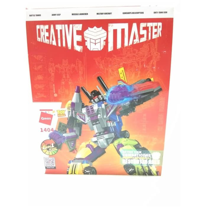 Mainan Lego Robot Qman - Lego Qman Creative Master - 1404