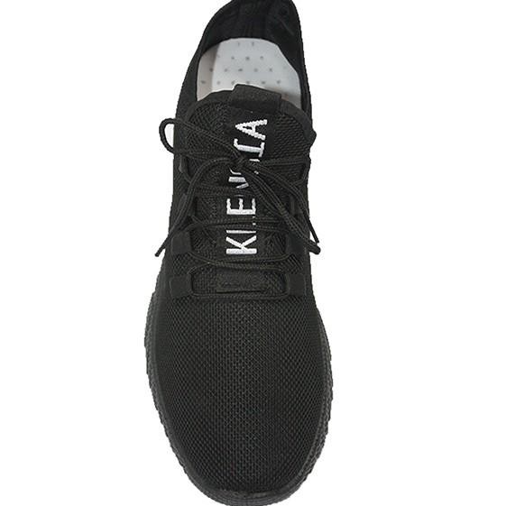 Ready Stock Klensia Sepatu Sport Sneaker Pria Men Sneakers Hitam  - Black 