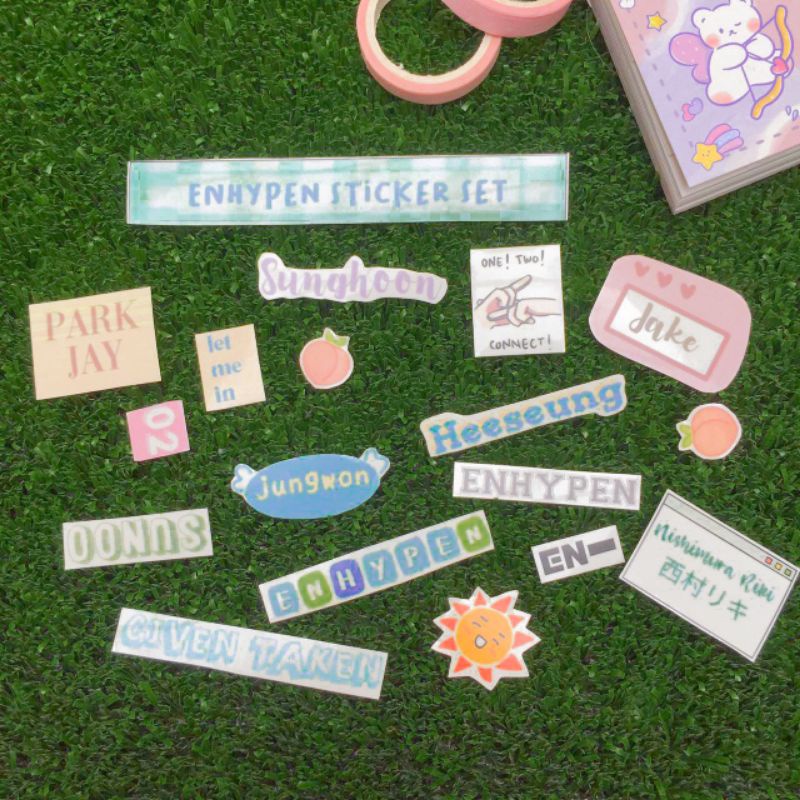

STICKER ENHYPEN AESTHETIC DECO / TEMPAT PENSIL ENHYPEN
