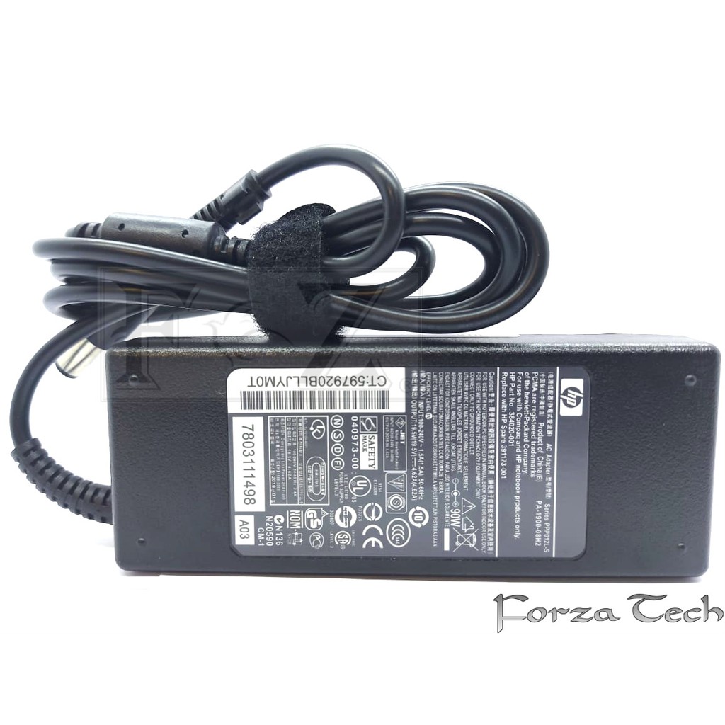 Adaptor HP 19.5V 4.62A (7.4*5.0mm) 90W Probook 440 G1 4441s 8470p 6470b PPP012D-S 609940-001