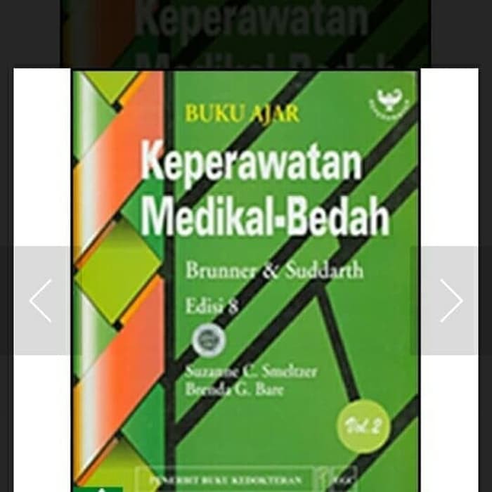 Jual Buku Ajar Keperawatan Medikal Bedah Edisi 8 Vol 2 Brunner Suddarth