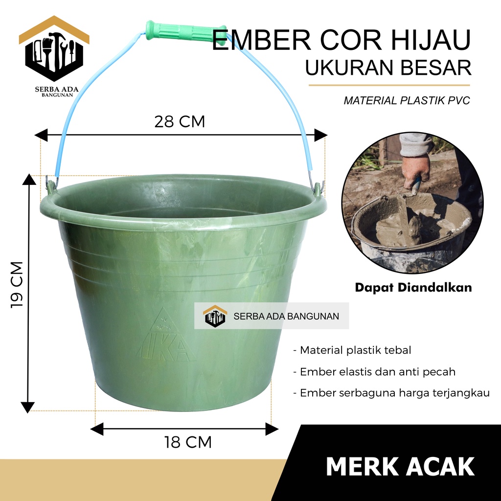 EMBER / TIMBA COR HITAM KAPASITAS BESAR (HARGA SATUAN) TERMURAH