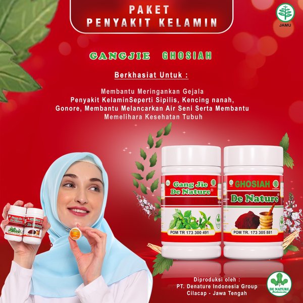 

Herbal Pilihan Original GANG-JIE-GHO-SIAH De Nature Obat Sipilis dan Kencing Nanah