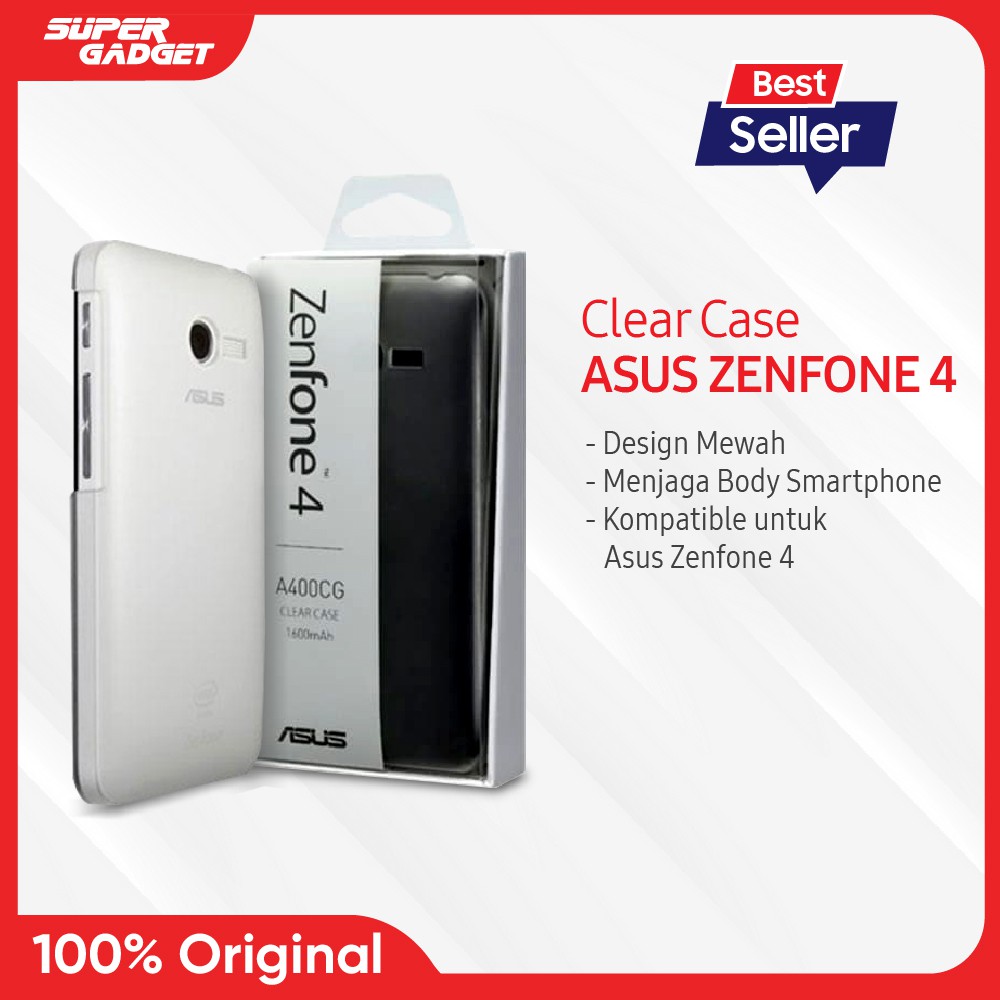 Casing Zenfone 4 Clear Case - Original