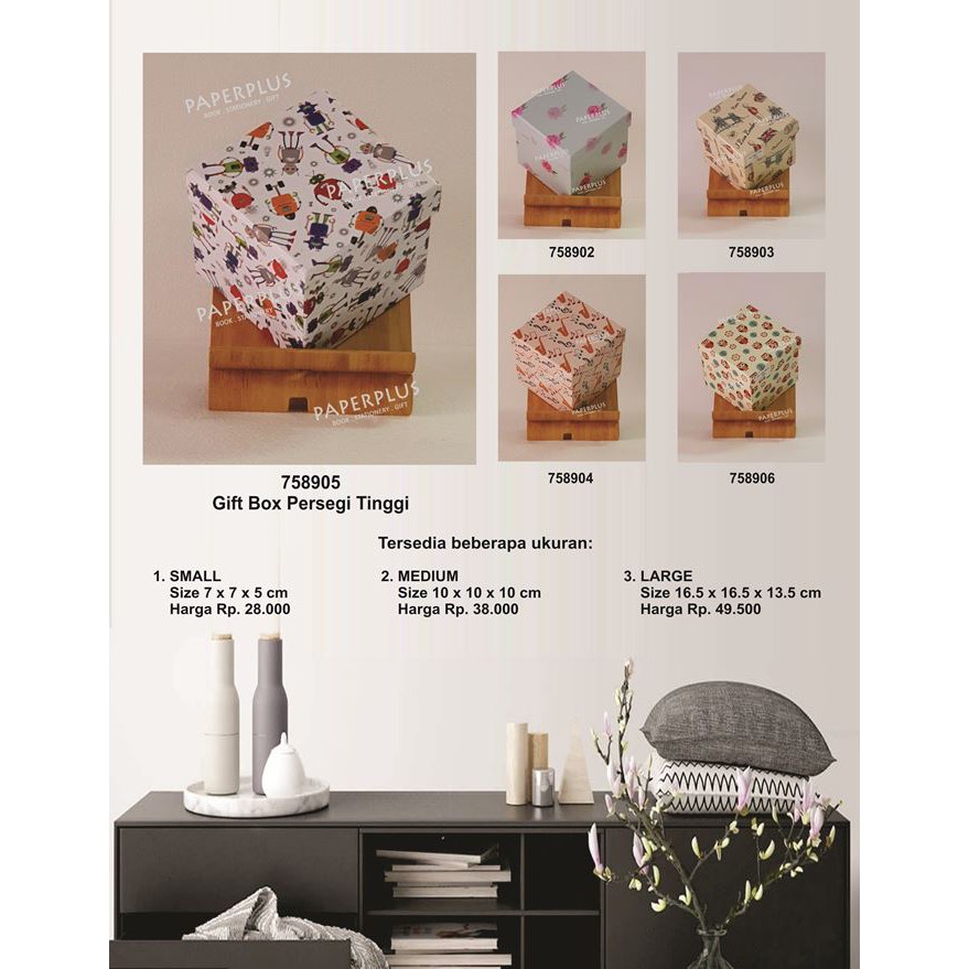 

Kotak kado/Kotak Hadiah/Gift Box Persegi Tinggi_Small_Robot