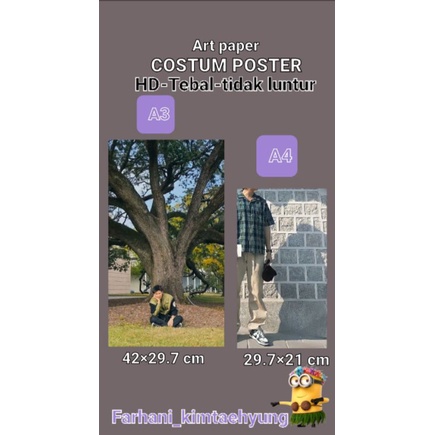 

Cetak Coatum poster A3&A4