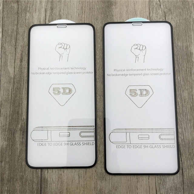 Tempered Glass Iphone XR dan Iphone Xs Max Full Lem Cover Screenguard Antigores Kaca Temperglass