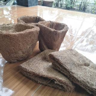  Pot  sabut  kelapa  untuk  tanaman anggrek  kualitas terbaik 