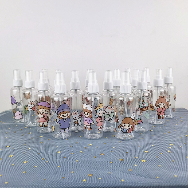 Magic789 Portable Rabbit Girls Cartoon Empty Spray Bottle 100ML Travel Size Bottles Fluid Container