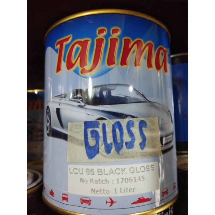PROMO EKSKLUSIF Cat Duco Anti Panas Merk Tajima Warna Hitam Gloss Hitam Dof Dan Silver TERBATAS