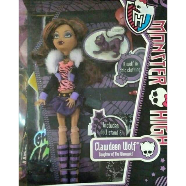 Boneka monster high clawdeen wolf daughter of the werewolf