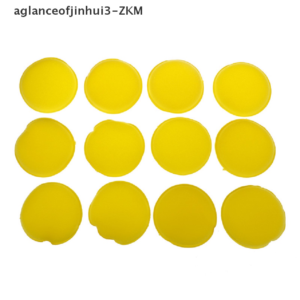 [AGID] 12pcs Waxing Polish Wax Foam Sponge Applicator Pad Cleaning Car Vehicle Glass [zkm]