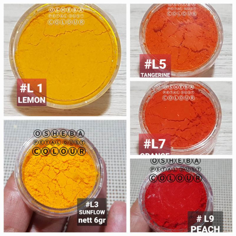 

[Osheba] gumpaste petal dust khusus gumpaste variant kuning