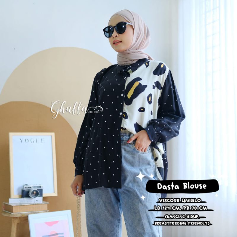 dasta blouse motif 2in1 by ghaffa label