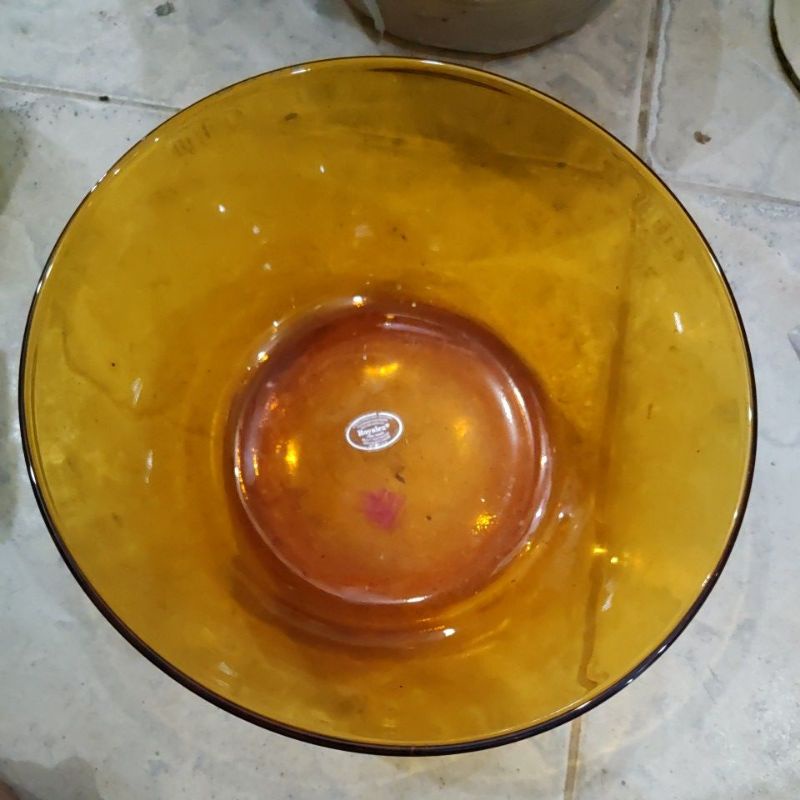 Mangkok Sayur Sop Royalex Besar 23cmx23cmx9.5cm mangkuk kaca coklat Royalex