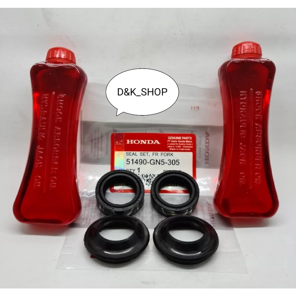 SEAL SHOCK DEPAN + SEAL ABU + OLI SHOCK BEAT SUPRA BEAT VARIO