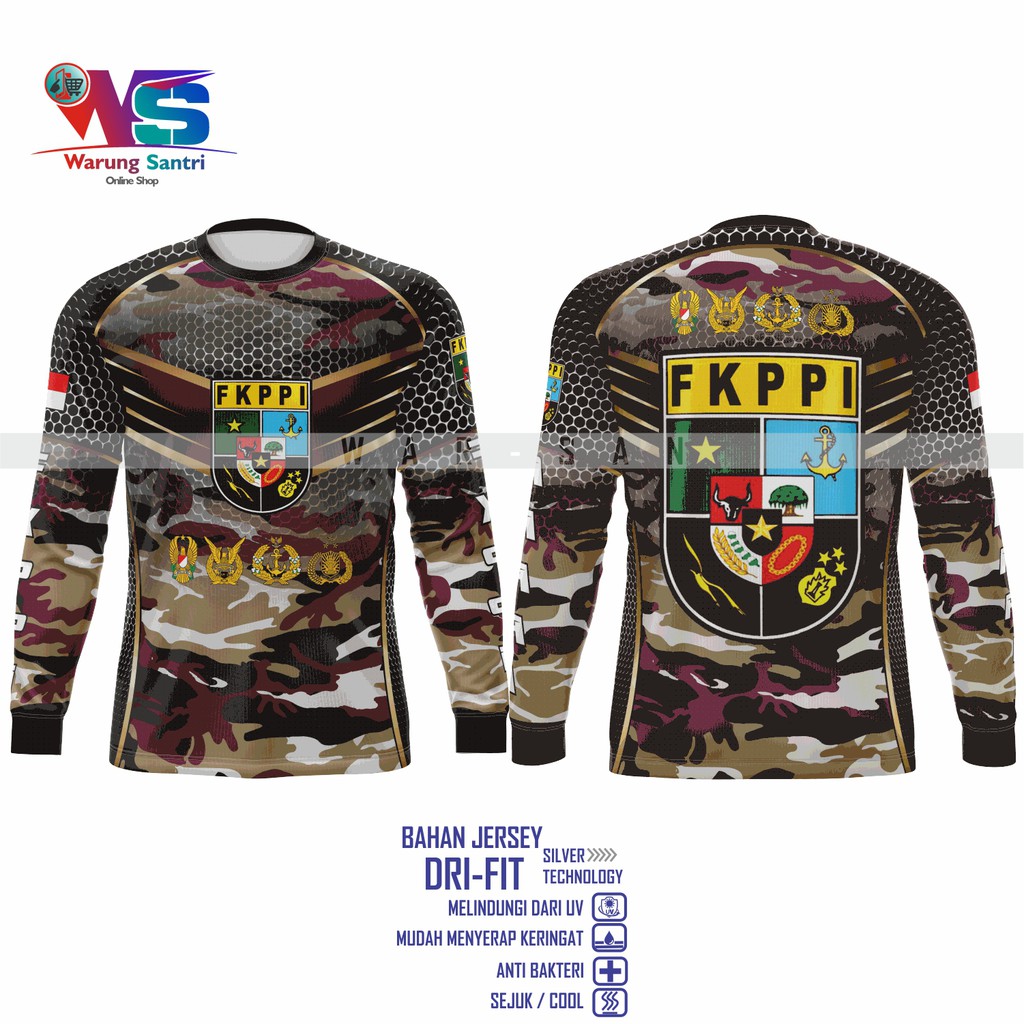 KAOS FKPPI SUBLIM TANGAN PANJANG / KAOS DRYFIT FKPPI / JERSEY FKPPI