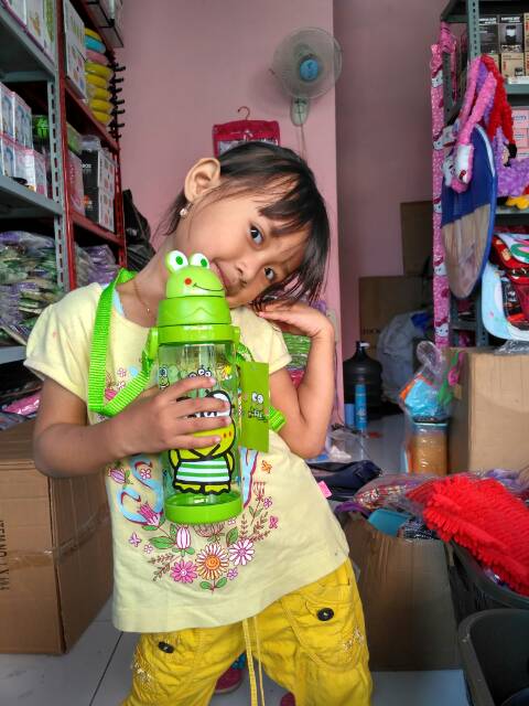 Botol Minum karakter kepala boneka