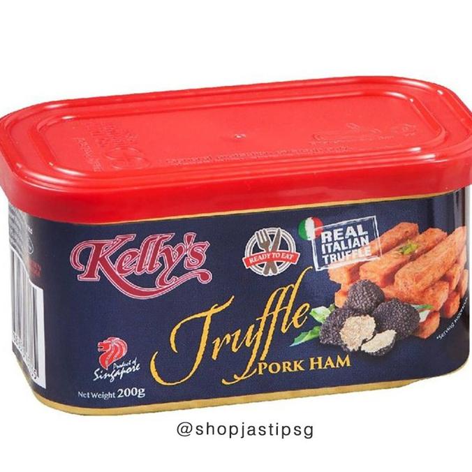 

[COD] READY GOJEK Kelly's Truffle Pork Ham Luncheon Meat Singapore Kellys [COD]