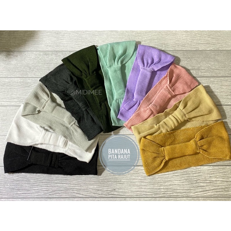 CIPUT RAJUT/INNER BANDANA PITA RAJUT PREMIUM / BANDANA PITA