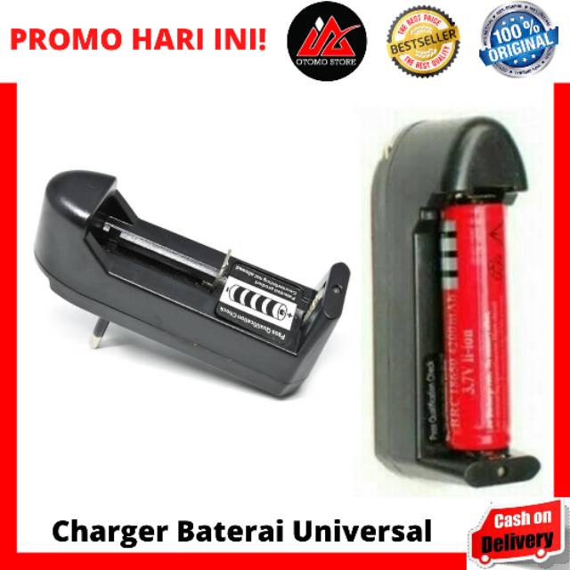 CHARGER BATERAI UNIVERSAL Charger Baterai Universal AA/AAA Charger Pengisi Daya 1 Slot High Quality