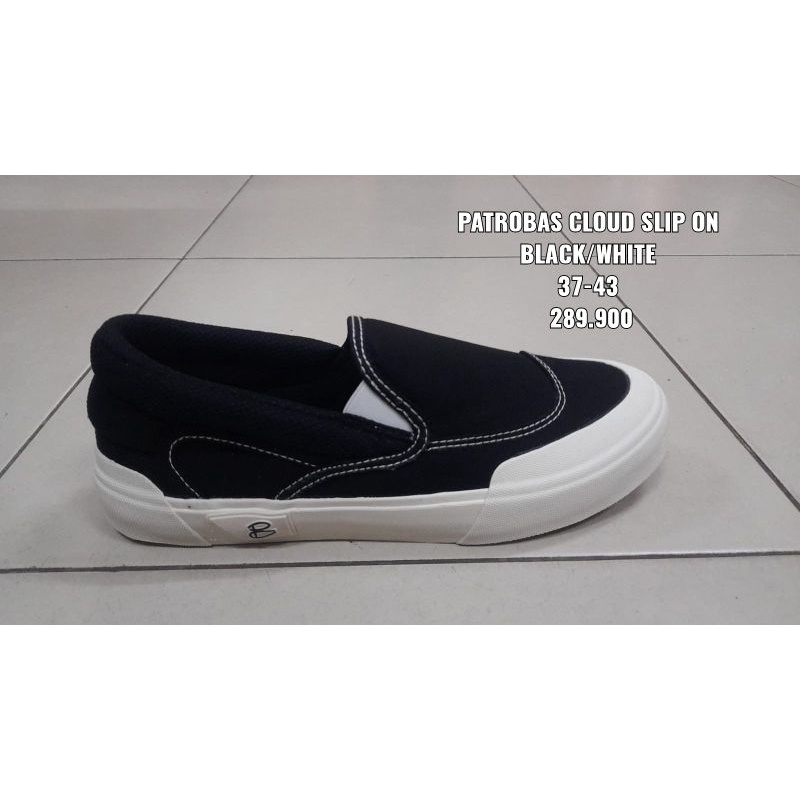Patrobas Cloud Slip On Black/White