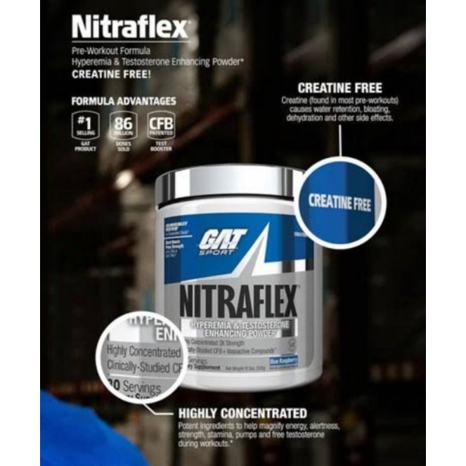 Gat Nitraflex Testo